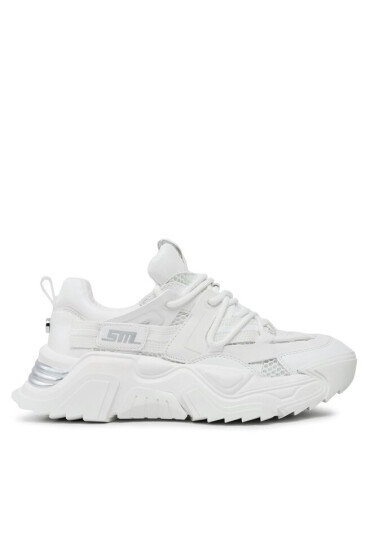 Steve Madden Сникърси Kingdom Sneaker SM11002519 SM11002519-11E White/White - Mera.bg
