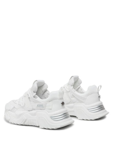 Steve Madden Сникърси Kingdom Sneaker SM11002519 SM11002519-11E White/White - Mera.bg