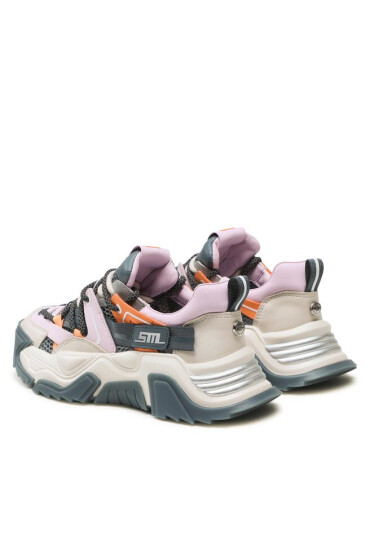 Steve Madden Сникърси Kingdom Sneaker SM11002519 SM11002519-82C Greige/Org - Mera.bg