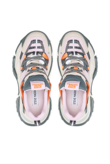 Steve Madden Сникърси Kingdom Sneaker SM11002519 SM11002519-82C Greige/Org - Mera.bg