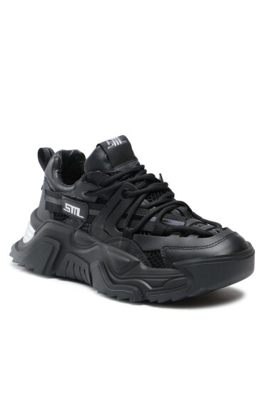 Steve Madden Сникърси Kingdom Sneaker SM11002519 SM11002519-915 Black/Silver - Mera.bg