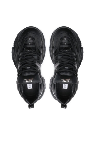 Steve Madden Сникърси Kingdom Sneaker SM11002519 SM11002519-915 Black/Silver - Mera.bg