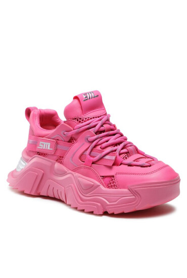 Steve Madden Сникърси Kingdom Sneaker SM11002519 SM11002519-PKS Pink/Silver - Mera.bg