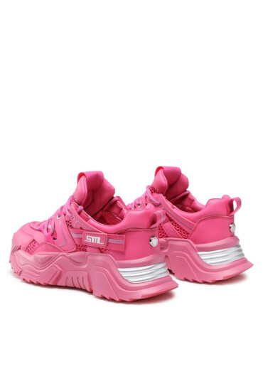 Steve Madden Сникърси Kingdom Sneaker SM11002519 SM11002519-PKS Pink/Silver - Mera.bg