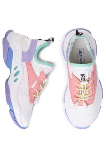Steve Madden Сникърси Match SM11000442-04004-WHP White/Pink - Mera.bg