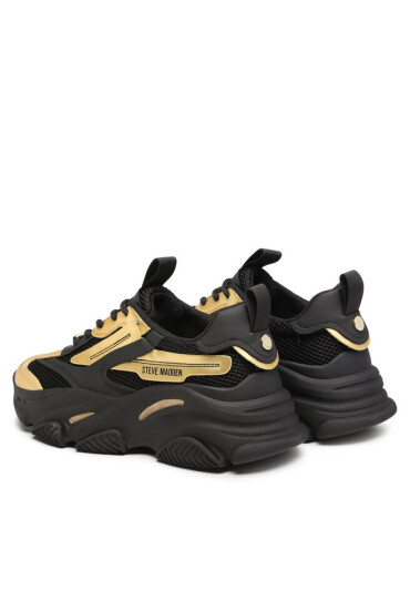 Steve Madden Сникърси Possession-E Sneaker SM19000033 SM19000033-363 Blk/Gold - Mera.bg