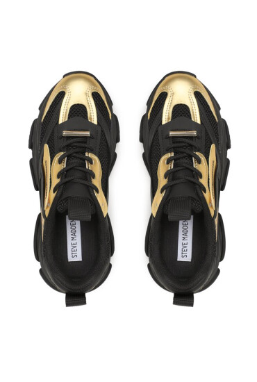 Steve Madden Сникърси Possession-E Sneaker SM19000033 SM19000033-363 Blk/Gold - Mera.bg