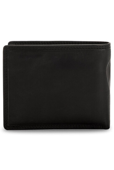 Strellson Голям мъжки портфейл Baker Street 4010000048 Черен - Mera.bg