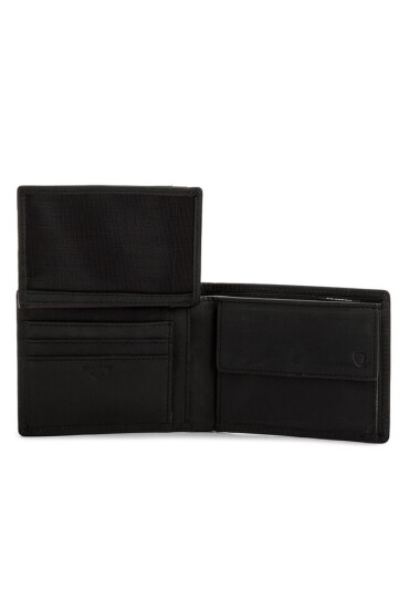Strellson Голям мъжки портфейл Baker Street 4010000048 Черен - Mera.bg