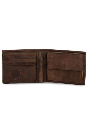Strellson Голям мъжки портфейл Baker Street 4010000048 Кафяв - Mera.bg