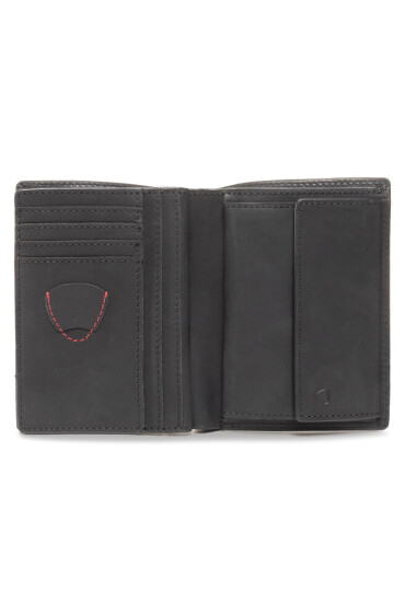 Strellson Голям мъжки портфейл Baker Street 4010000224 Черен - Mera.bg