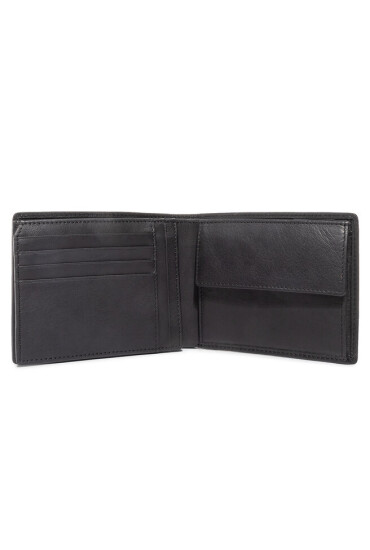 Strellson Голям мъжки портфейл Bill Fold H7 4010002740 Черен - Mera.bg