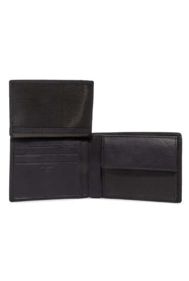 Strellson Голям мъжки портфейл Bill Fold H7 4010002740 Черен - Mera.bg