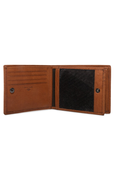 Strellson Голям мъжки портфейл Bill Fold H8 4010002741 Кафяв - Mera.bg
