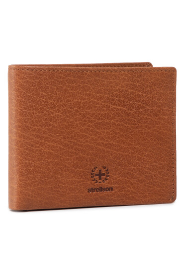 Strellson Голям мъжки портфейл Bill Fold H8 4010002741 Кафяв - Mera.bg