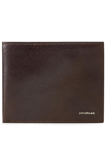 Strellson Голям мъжки портфейл Billfold H8 4010001301 Кафяв - Mera.bg