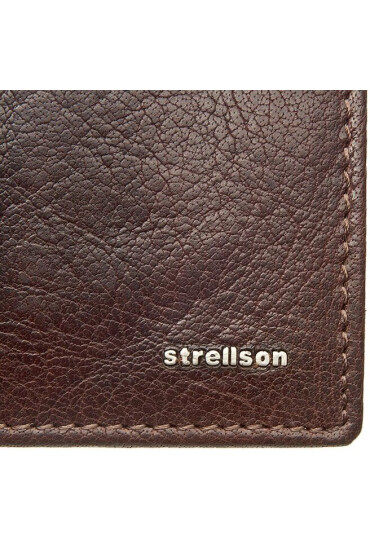 Strellson Голям мъжки портфейл Billfold H8 4010001301 Кафяв - Mera.bg