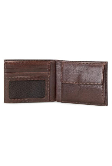 Strellson Голям мъжки портфейл Billfold H8 4010001301 Кафяв - Mera.bg