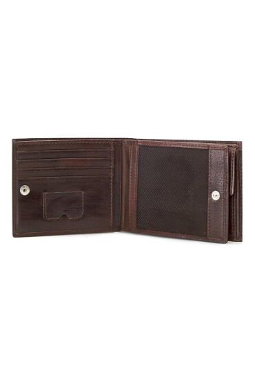 Strellson Голям мъжки портфейл Billfold H8 4010001301 Кафяв - Mera.bg