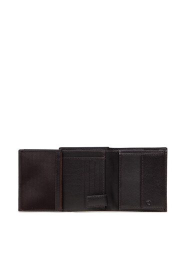 Strellson Голям мъжки портфейл Oxford Circus 4010000225 Dark Brown 702 - Mera.bg