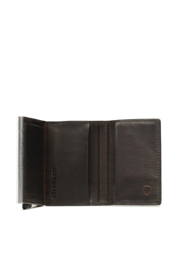 Strellson Калъф за кредитни карти Camden 4010002841 D.Brown 702 - Mera.bg