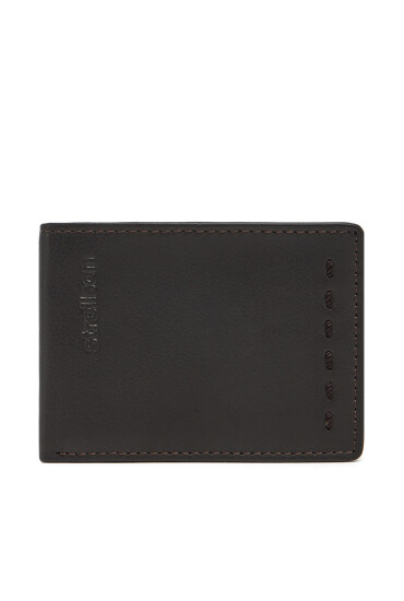 Strellson Малък мъжки портфейл 4010000226 Черен - Mera.bg