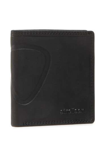 Strellson Малък мъжки портфейл Baker Street 4010000047 Черен - Mera.bg