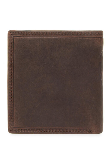 Strellson Малък мъжки портфейл Billfold Q7 4010000047 Dark Brown 702 - Mera.bg