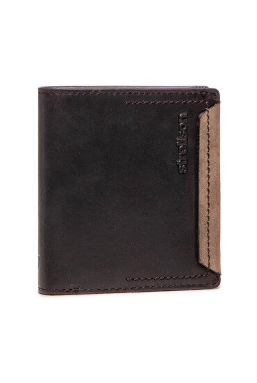 Strellson Малък мъжки портфейл Camden 4010002296 Dark Brown 702 - Mera.bg