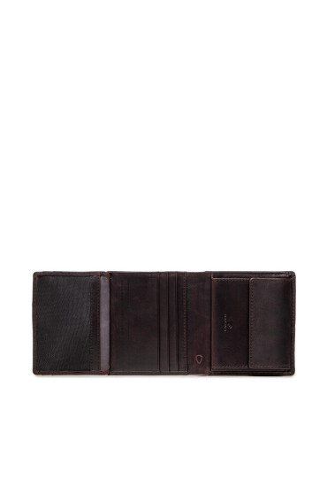 Strellson Малък мъжки портфейл Camden 4010002296 Dark Brown 702 - Mera.bg