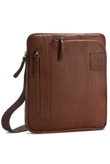 Strellson Мъжка чантичка Upminister ShoulderBag XSVZ 4010001927 Cognac 703 - Mera.bg