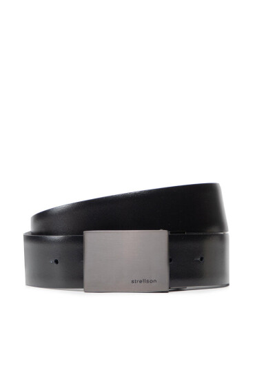 Strellson Мъжки колан 3175 Black/Black 001 - Mera.bg
