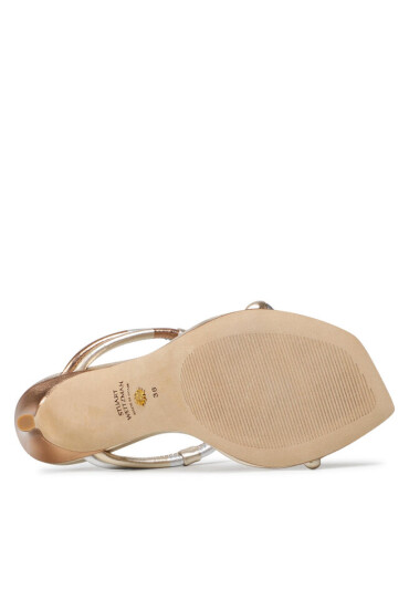 Stuart Weitzman Сандали Woven Knot 100 Sanda SA620 Златист - Mera.bg