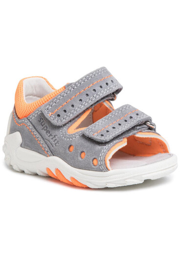 Superfit Сандали 6-00030-26 M Hellgrau/Orange - Mera.bg