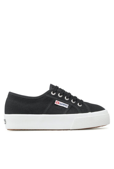 Superga Гуменки 2730 Mid Platform S2127IW Black/Fwhite F83 - Mera.bg