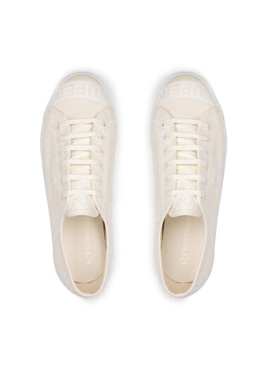 Superga Гуменки 2790 Lettering Tape Jellysole S41161W White Avorio/White A10 - Mera.bg