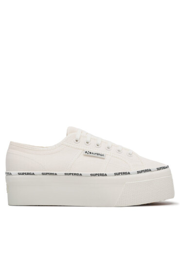 Superga Гуменки 2790 Logo Piping S3125LW White Avorio/Black Logo - Mera.bg