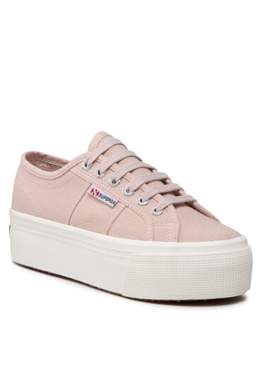 Superga Гуменки 2830 Platform S9111LW Pink Skin/F Avorio AFB - Mera.bg