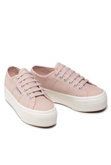Superga Гуменки 2830 Platform S9111LW Pink Skin/F Avorio AFB - Mera.bg