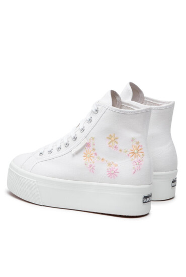Superga Сникърси 2708 Flowers Embroidery S2121GW White/Multicolor Flowers A6Y - Mera.bg