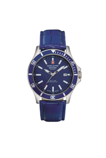 Swiss Alpine Military Часовник 7022.1535 Blue/Silver/Blue - Mera.bg