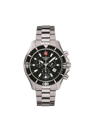 Swiss Alpine Military Часовник 7040.9137 Silver/Black - Mera.bg