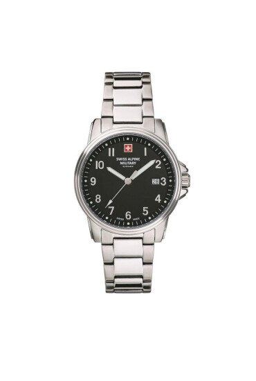 Swiss Alpine Military Часовник 7011.1137 Black/Silver/Silver - Mera.bg