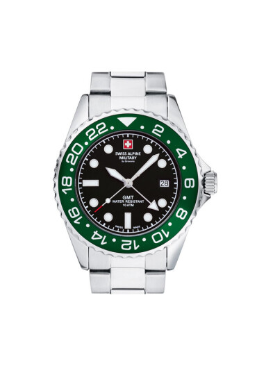 Swiss Alpine Military Часовник 7052.1133 Silver/Black - Mera.bg