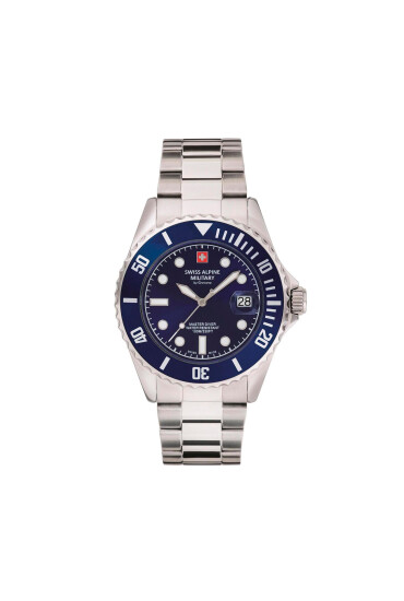 Swiss Alpine Military Часовник Diver 7053.1135 Сребрист - Mera.bg