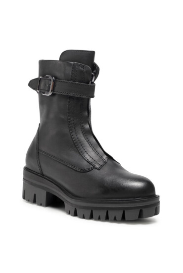 Tamaris Боти 1-25421-25 Black Leather 003 - Mera.bg