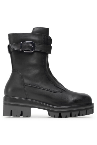 Tamaris Боти 1-25421-25 Black Leather 003 - Mera.bg