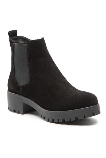 Tamaris Боти 1-25495-29 Black Suede 004 - Mera.bg