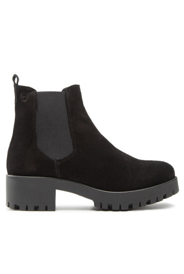 Tamaris Боти 1-25495-29 Black Suede 004 - Mera.bg