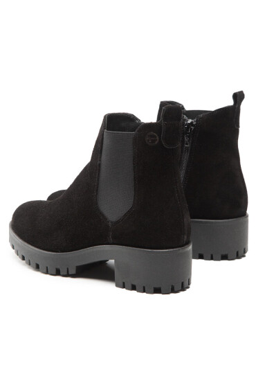 Tamaris Боти 1-25495-29 Black Suede 004 - Mera.bg